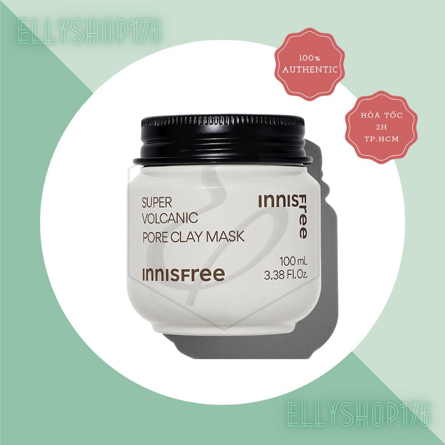 Mặt Nạ Đất Sét Innisfree Super Volcanic Pore Clay Mask 2X - 100ml